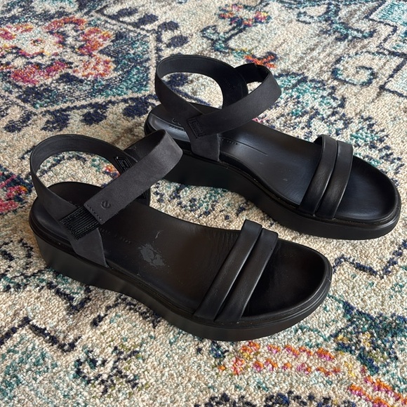 Ecco Shoes - Ecco Flowt Wedge LX Black